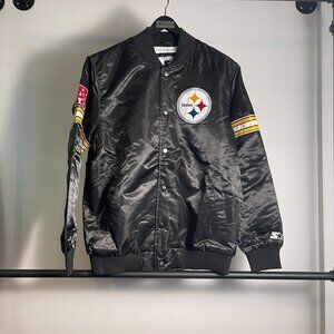 Starter Pittsburgh Steelers Satin Jacket size L or 2XL
